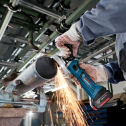 Bosch Professional Accu Haakse Slijper GWS 18-125 V-LI (zonder Accu) -Elektrisch Gereedschap 123 1021