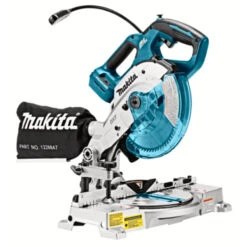 Makita Accu Afkortzaag DLS600RTE + Twee 18V Accu's -Elektrisch Gereedschap 123 1742