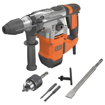 Black & Decker BLACK+DECKER Boorhamer BEHS03K-QS 1250 Watt Pneumatisch 2 Black & Decker BLACK+DECKER Boorhamer BEHS03K-QS 1250 Watt Pneumatisch - Afbeelding 2