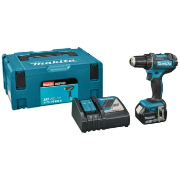 Makita 18V LXT Accuboormachine DDF482RF1J Incl. Accu+snellader In M-BOX2 2 Makita 18V LXT Accuboormachine DDF482RF1J Incl. Accu+snellader In M-BOX2 - Afbeelding 2