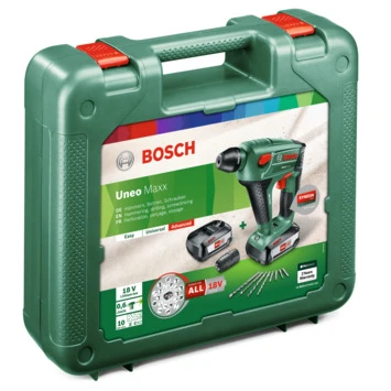 Bosch 18V Boorhamer Met Extra Boorkop En 8-delige Accessoireset (Incl. 2 Accu's 2.5Ah + Lader) 2 Bosch 18V Boorhamer Met Extra Boorkop En 8-delige Accessoireset (Incl. 2 Accu's 2.5Ah + Lader) - Afbeelding 2