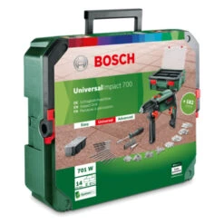 Bosch Klopboormachine UniversalImpact 700 SystemBox, Inclusief 182 Delige Accessoireset -Elektrisch Gereedschap 123 2609