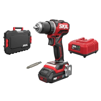 SKIL 20V Accuboormachine 3065GA Compact Brushless 60Nm + 2,0Ah Accu + Snellader + Koffer 1 SKIL 20V Accuboormachine 3065GA Compact Brushless 60Nm + 2,0Ah Accu + Snellader + Koffer
