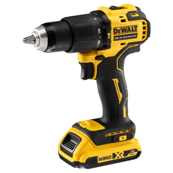 DeWalt 18V XR Klopboormachine Brushless DCD709D2T-QW Incl. 2 Accu's 1.5Ah + Lader 2 DeWalt 18V XR Klopboormachine Brushless DCD709D2T-QW Incl. 2 Accu's 1.5Ah + Lader - Afbeelding 2