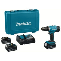 Makita 18V LXT Accuboormachine DDF453RFE3 (incl. 3 Accu's 3Ah + Lader) -Elektrisch Gereedschap 123 3106