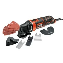 Black & Decker BLACK+DECKER Oscillerende Multitool MT300KA-QS 300W -Elektrisch Gereedschap 123 3211