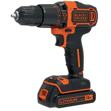 Black & Decker BLACK+DECKER Accuklopboormachine BDCHD18KB-QW 1 Black & Decker BLACK+DECKER Accuklopboormachine BDCHD18KB-QW